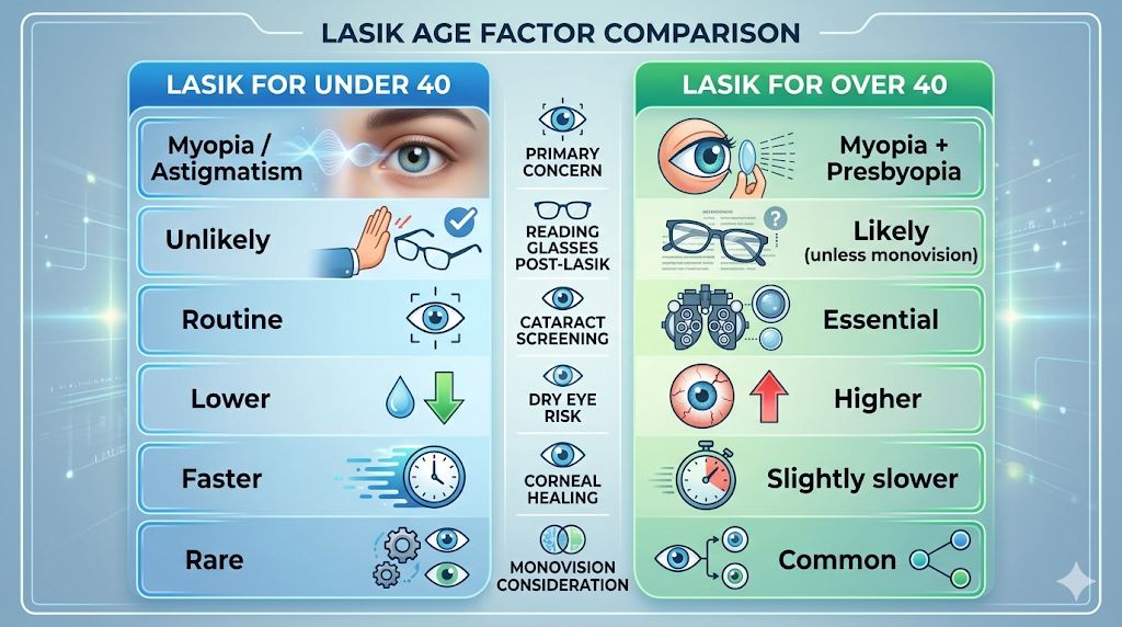 LASIK Eligibility Checklist For Patients Over 40