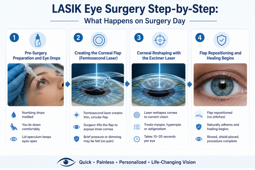 LASIK Eye Surgery Step-by-Step