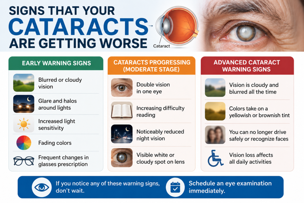 Signs That Your Cataracts Are Getting Worse